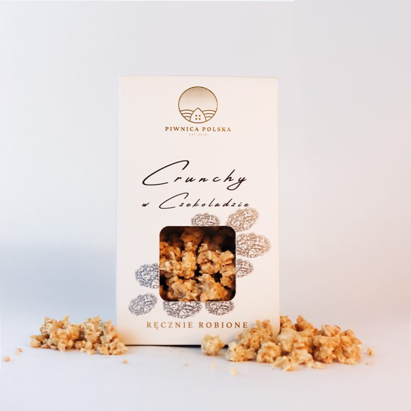 Crunchy w białej czekoladzie