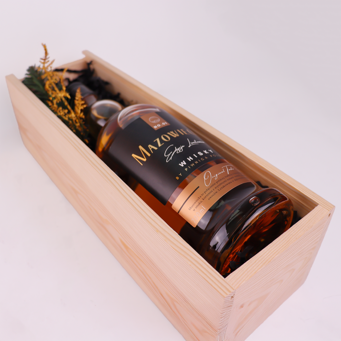 Zestaw Prezentowy Whisky w Skrzynce