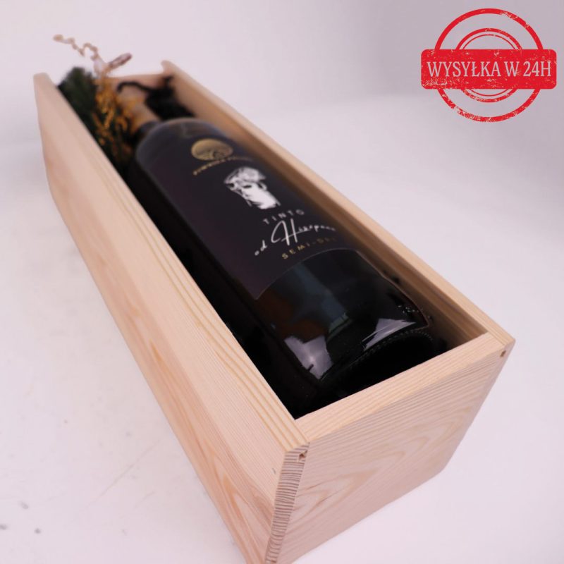 Zestaw Prezentowy Wino Od Hiszpana w Skrzynce 24H