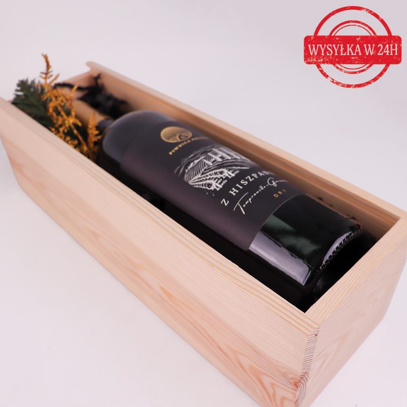Zestaw Prezentowy Wino Z Hiszpanii w Skrzynce 24H