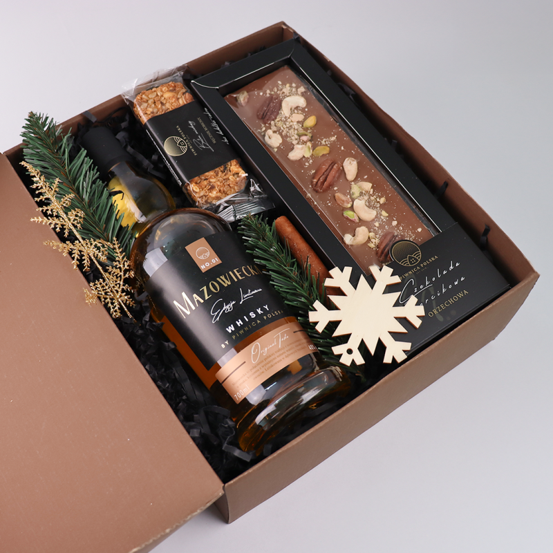 Zestaw Prezentowy Świąteczny z Whisky