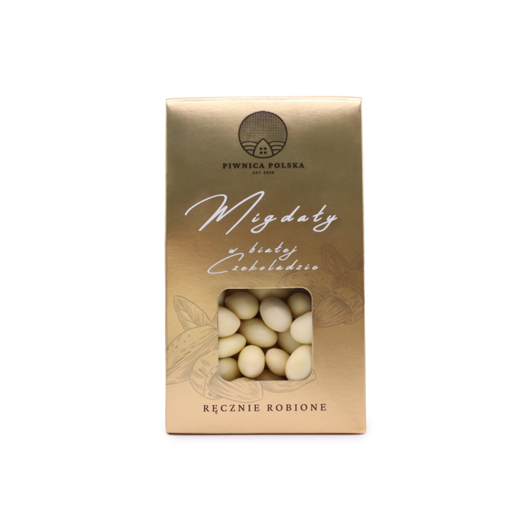 Migdały w białej czekoladzie 100g