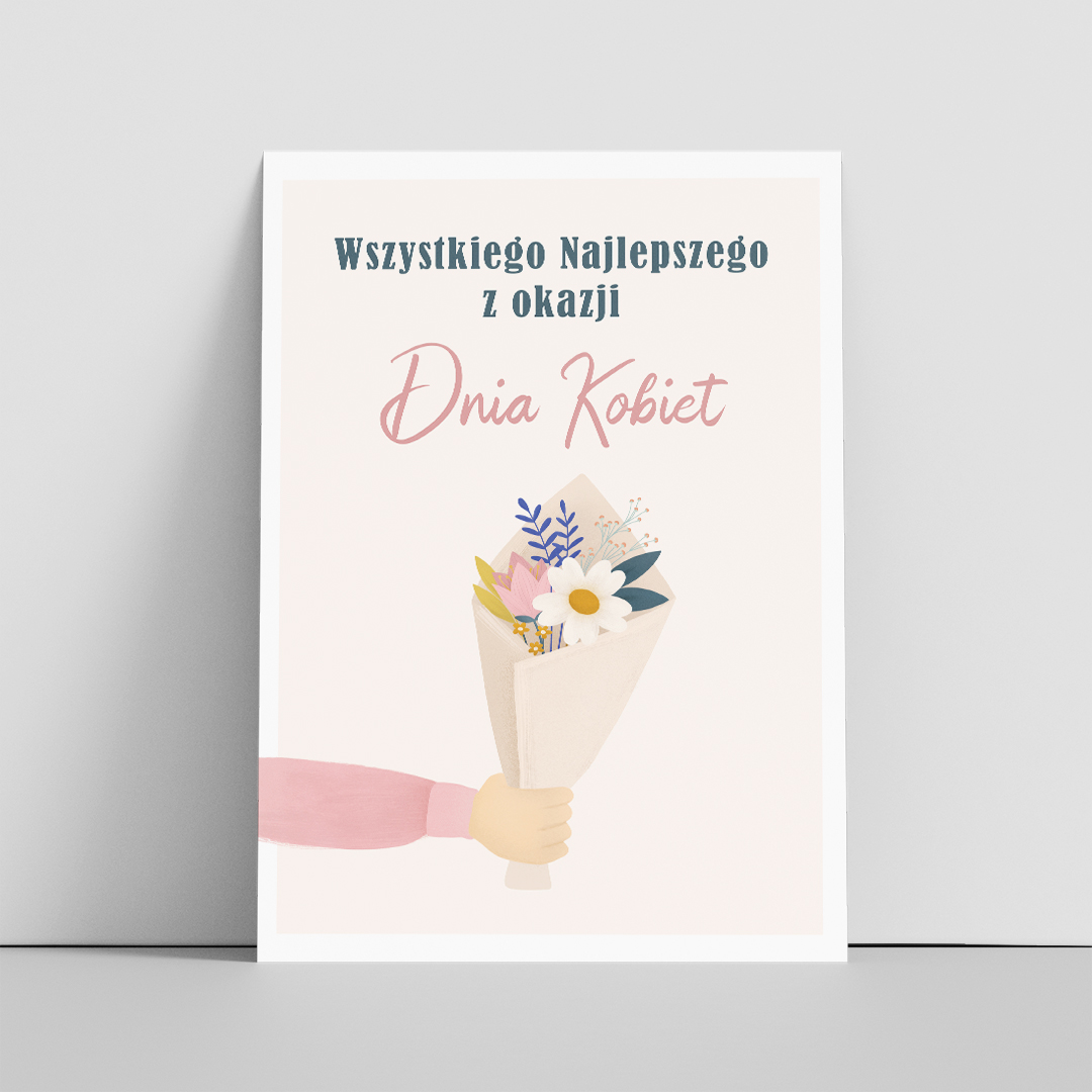 Dzień Kobiet Kartka A6 Front