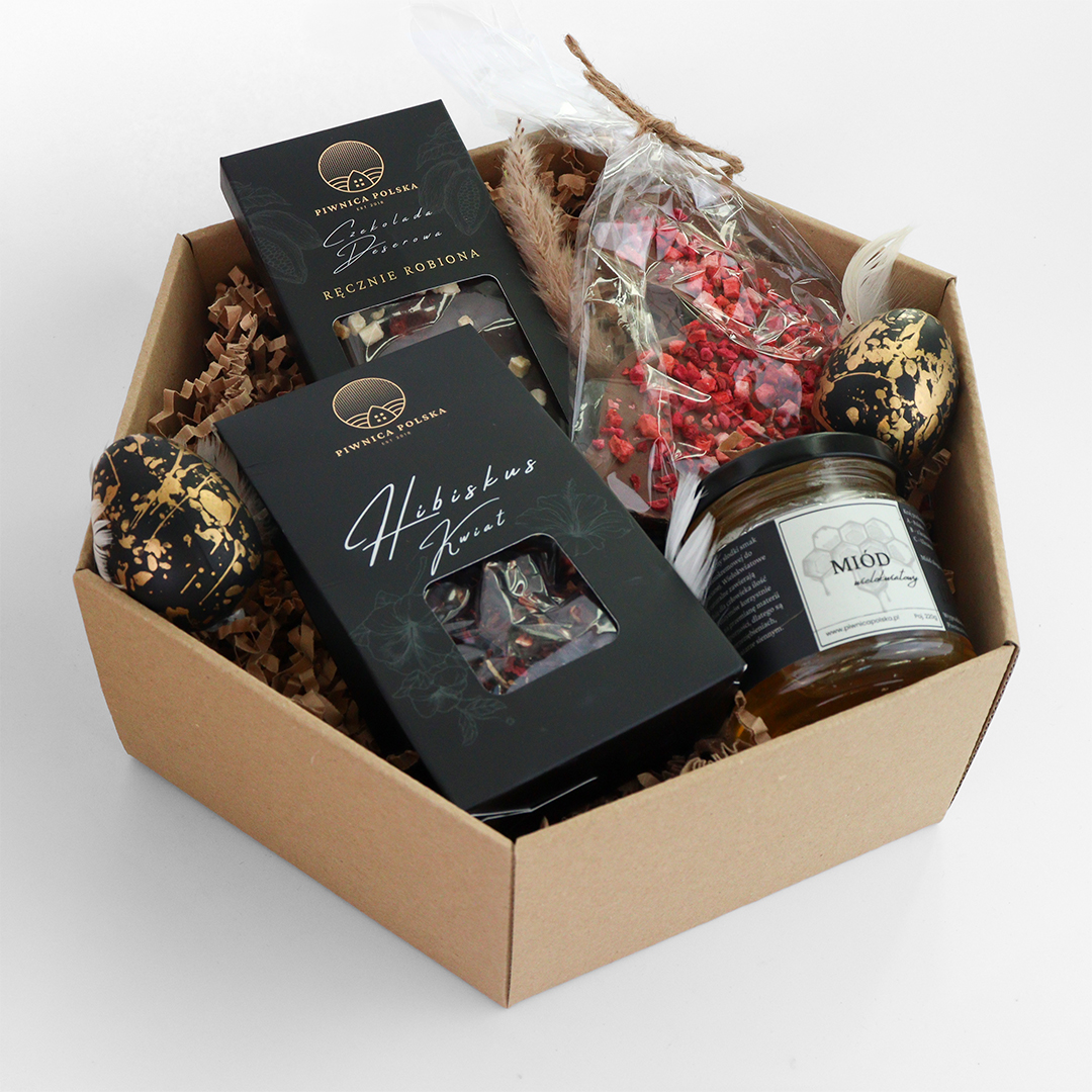 hibiskus czekolada królik miód Zestaw Prezentowy Wiosenna Herbata