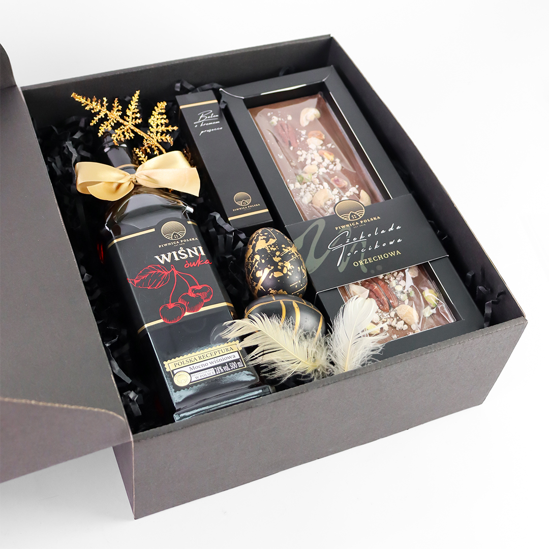 wiśniówka baton czekolada Zestaw Prezentowy Wiśnie i Czekolada