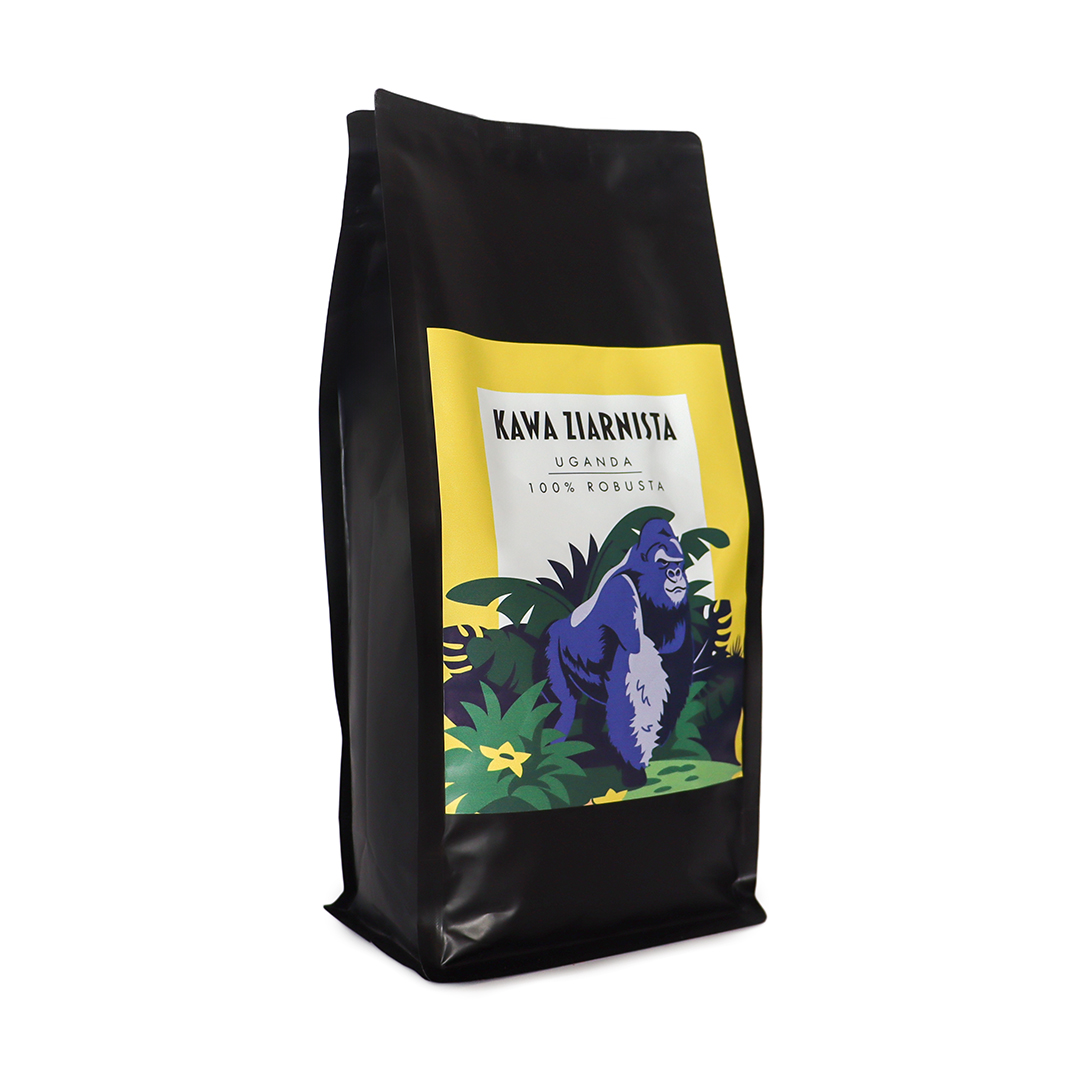 kawa robusta 1kg 4 Kawa ziarnista Robusta 100% Uganda 1 kg
